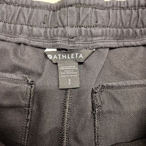 Athleta Mens Black Pull-on Drawstring Shorts Small - Picture 3 of 5